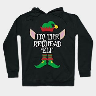 I'm The Redhead Christmas Elf Hoodie